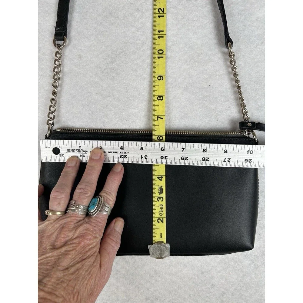 Kate Spade New York Sawyer Declan Street Chain Crossbody Bag  WKU6081 Black